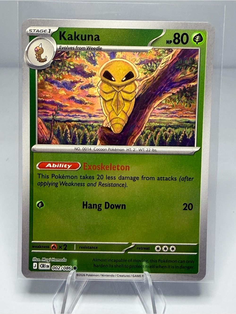 Kakuna TCG Card - Green